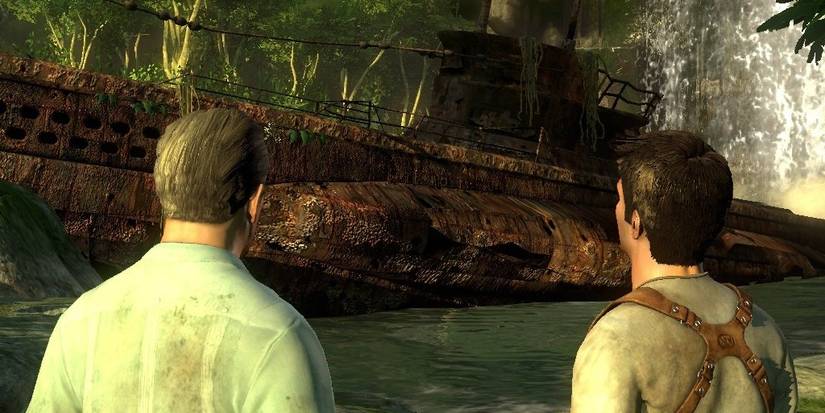 drake and sully boat 