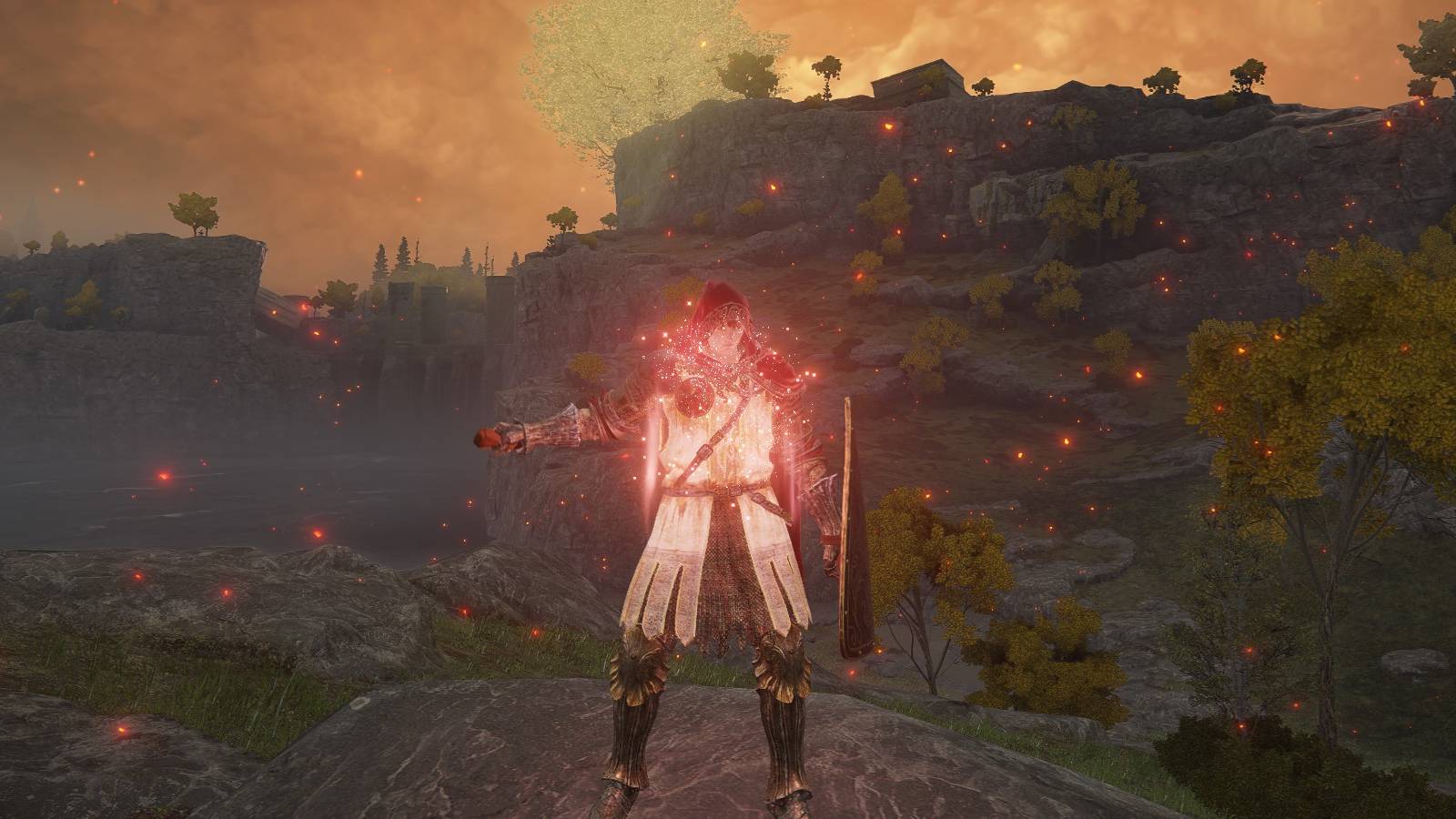 Elden Ring Character Eating Exalted Flesh