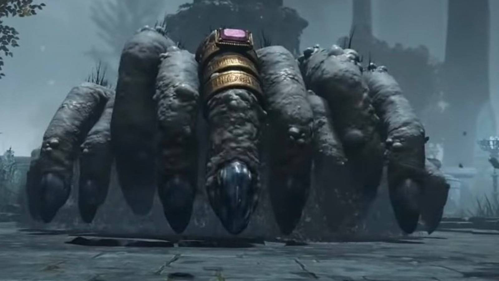 Elden Ring Fan Points Out Real-Life Sculpture Creepily Similar to the Game's Spider Hands