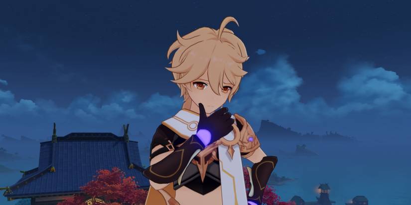 electro traveler from genshin impact