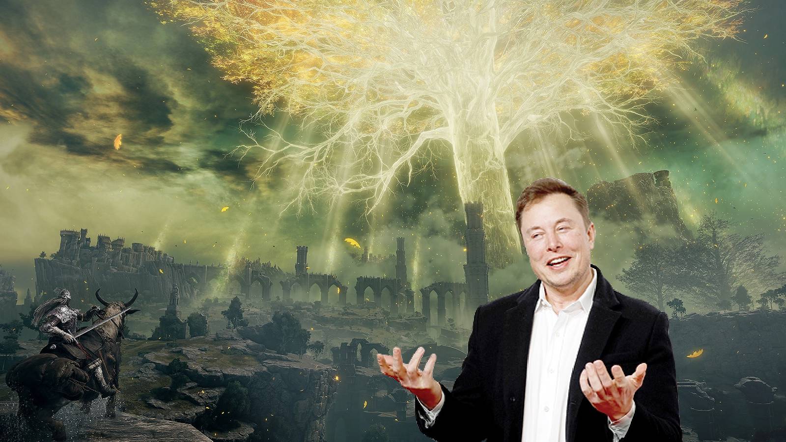 Elden Ring Players Are Not Impressed With Elon Musk's Build
