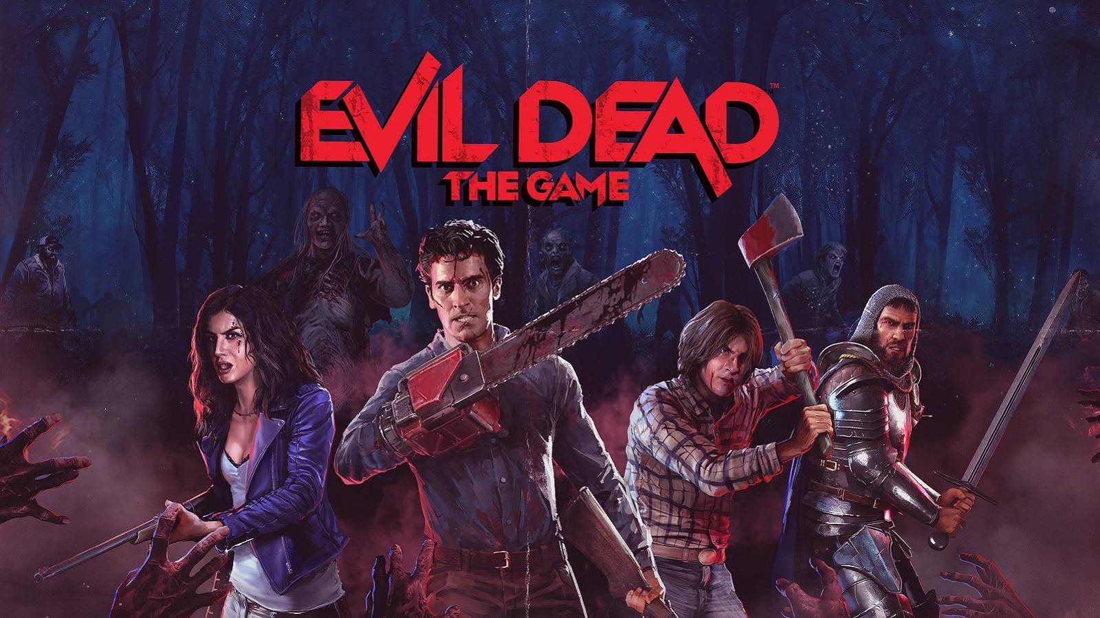 evil dead the game key art