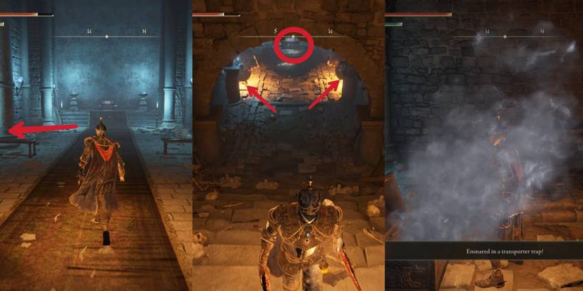 explosive jars behind hidden wall in elden ring