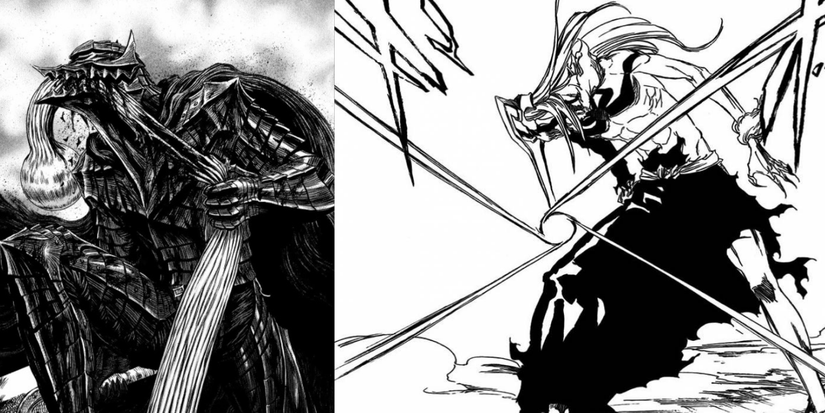 Feral Guts from Berserk and Vasto Lorde Ichigo from BLEACH
