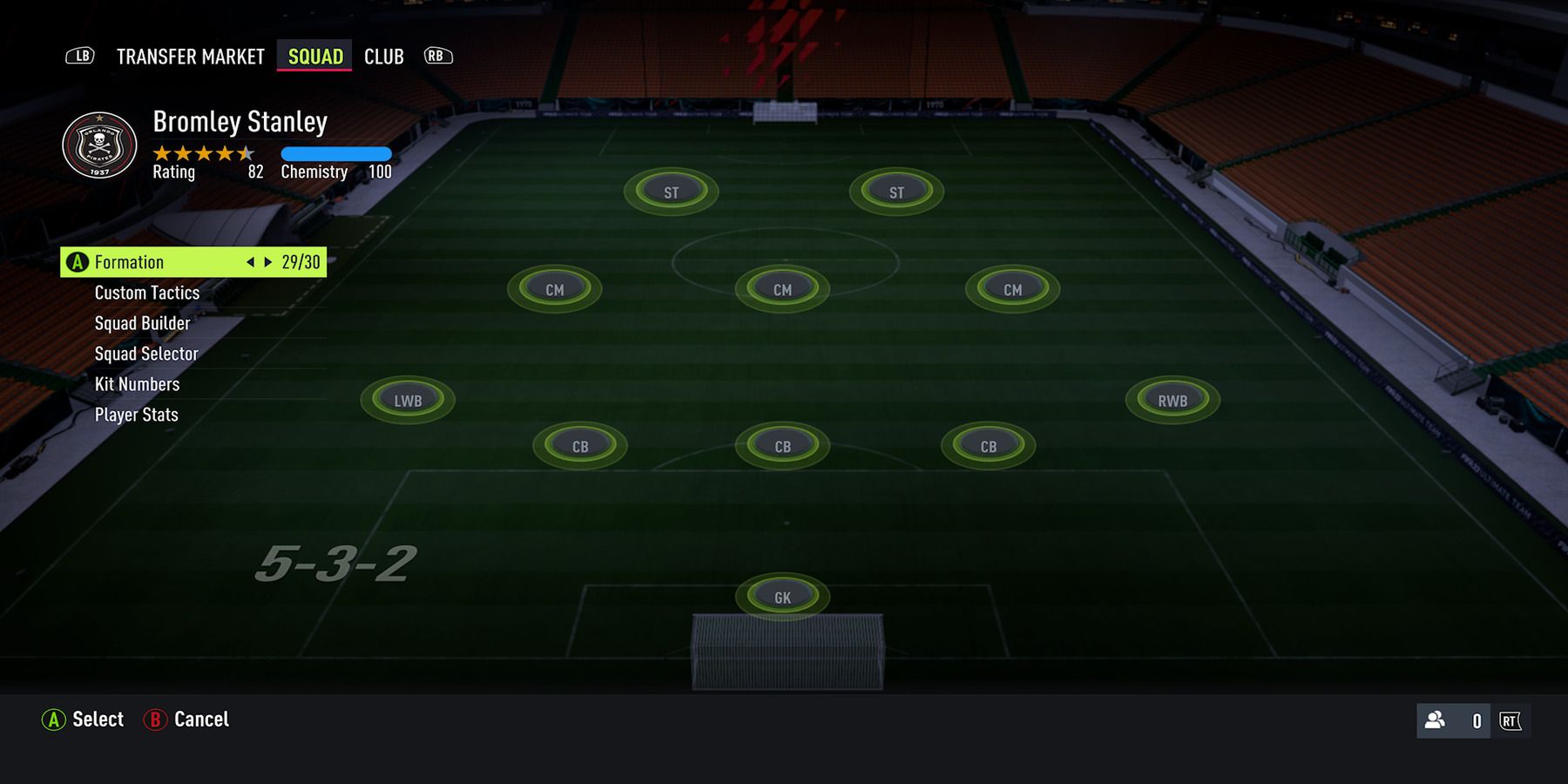 532 formation in FIFA 22