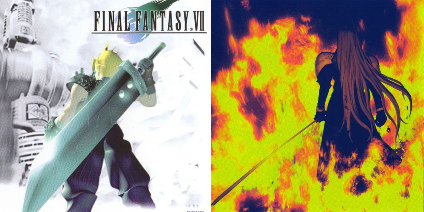 Cover of Final Fantasy 7 with Inside Case Art