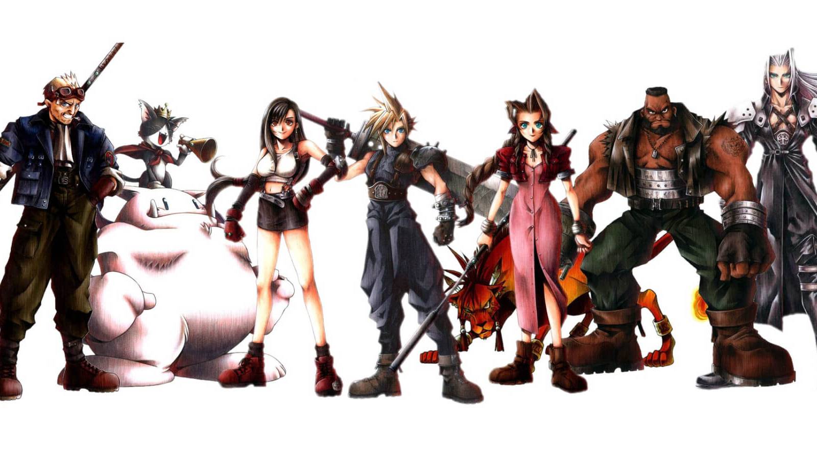 final fantasy 7 original party members sephiroth