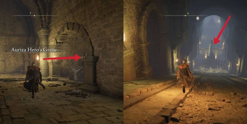 first slope in auriza hero's grave in elden ring