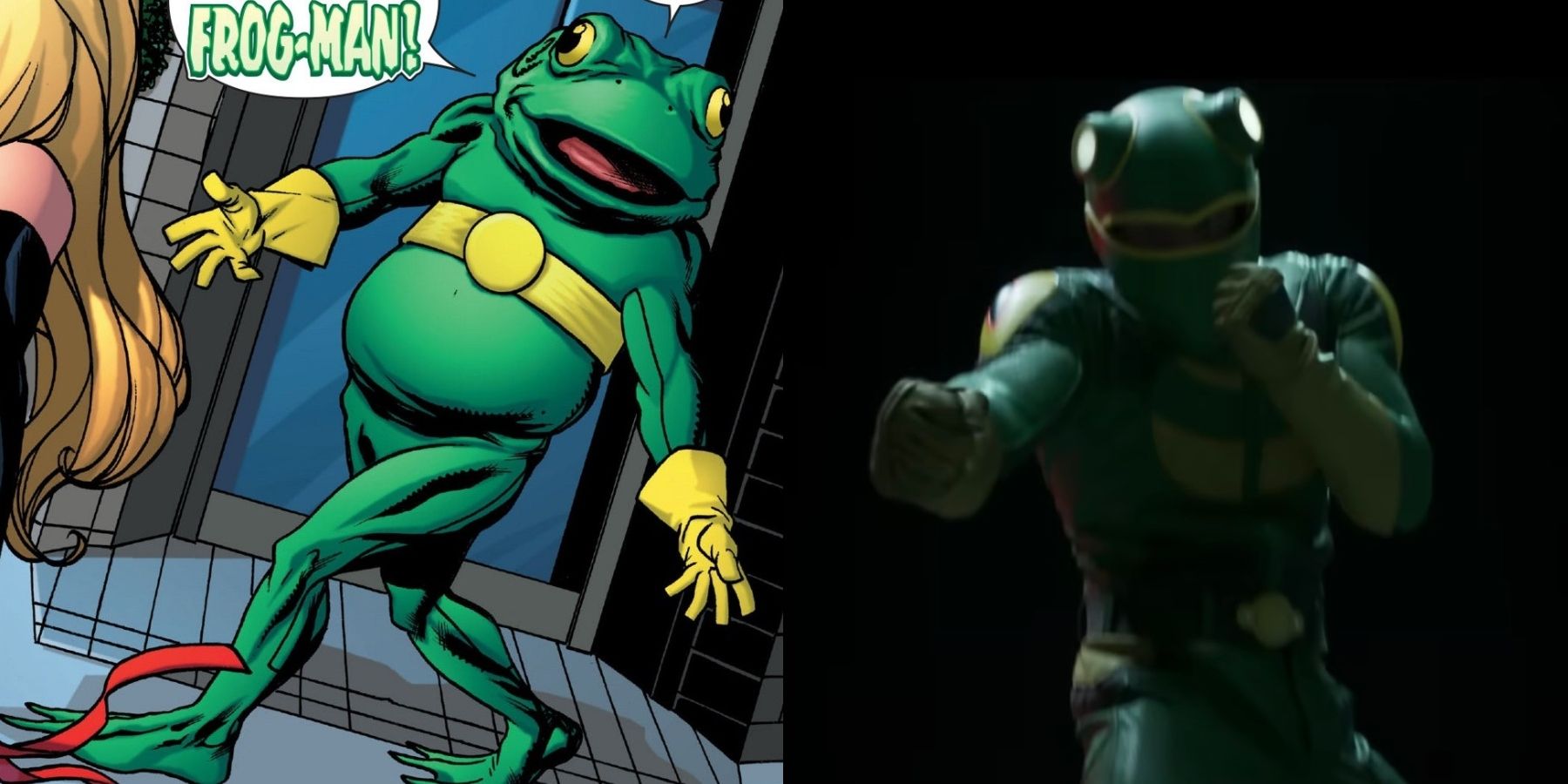 Frog man she Hulk
