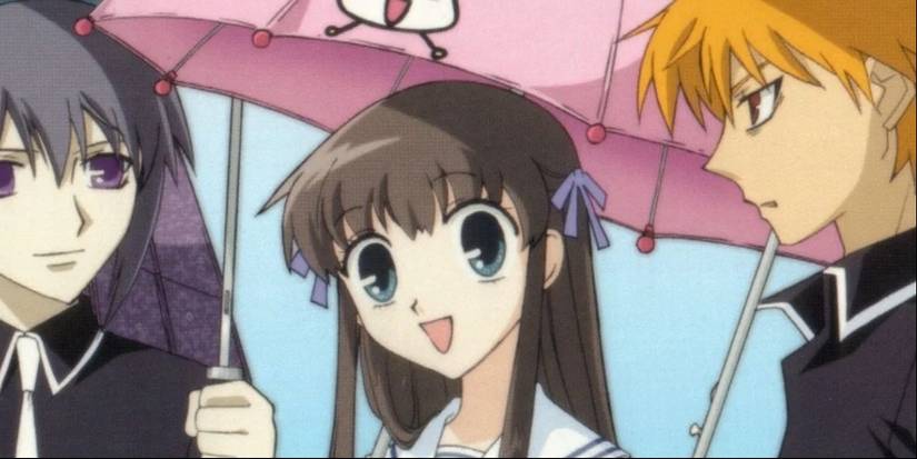 tooru, yuki and kyou from the anime fruits basket