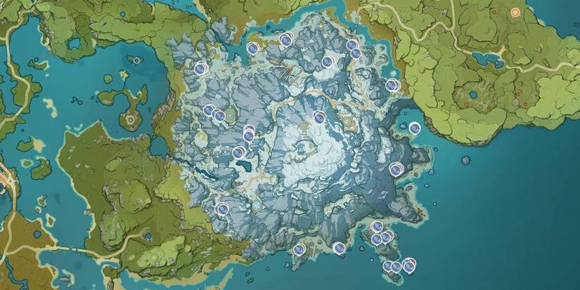 map of starsilver in genshin impact