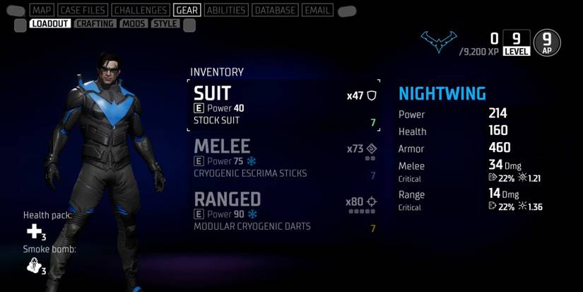 Gotham Knights Nightwing Crafting