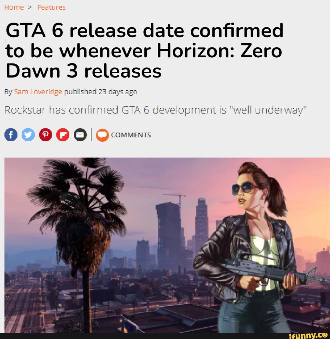 gta 6 horizon release date meme