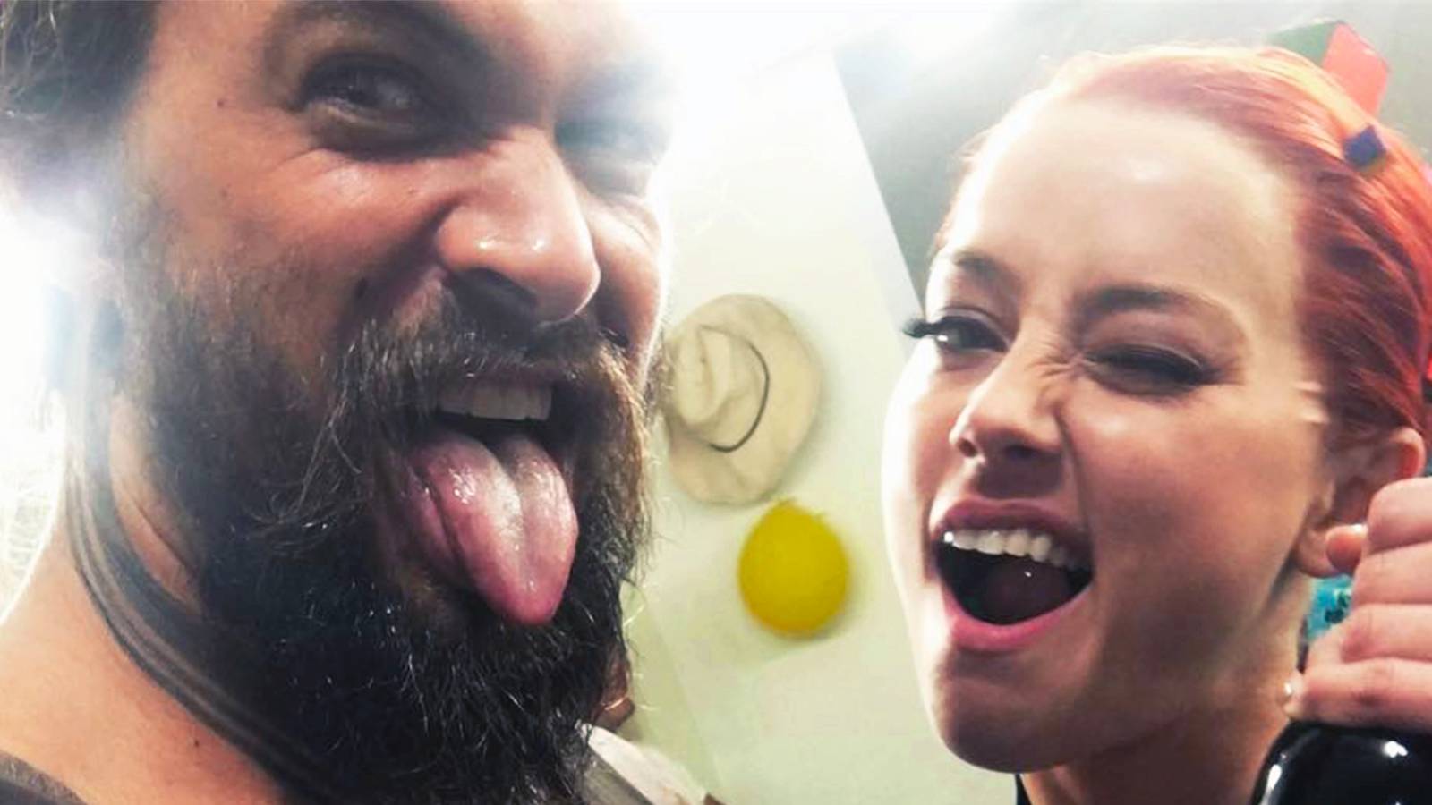Jason Momoa Amber Heard Aquaman