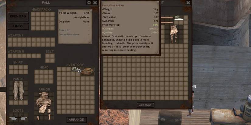 kenshi basic first aid