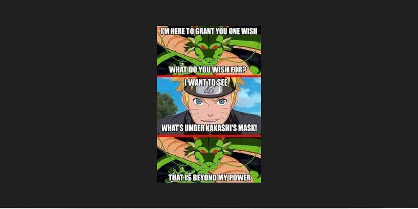 The One Wish meme from Naruto x Dragon Ball