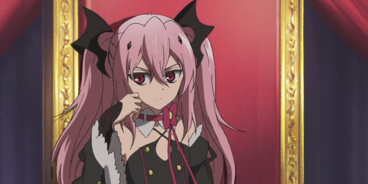 the character krul tepes from the anime seraph of the end