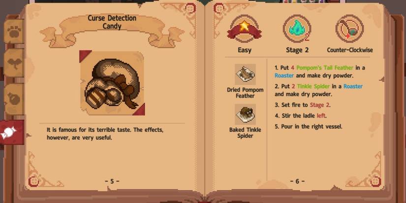 little witch in the woods potion making