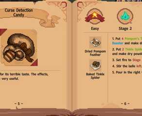 little witch in the woods potion making