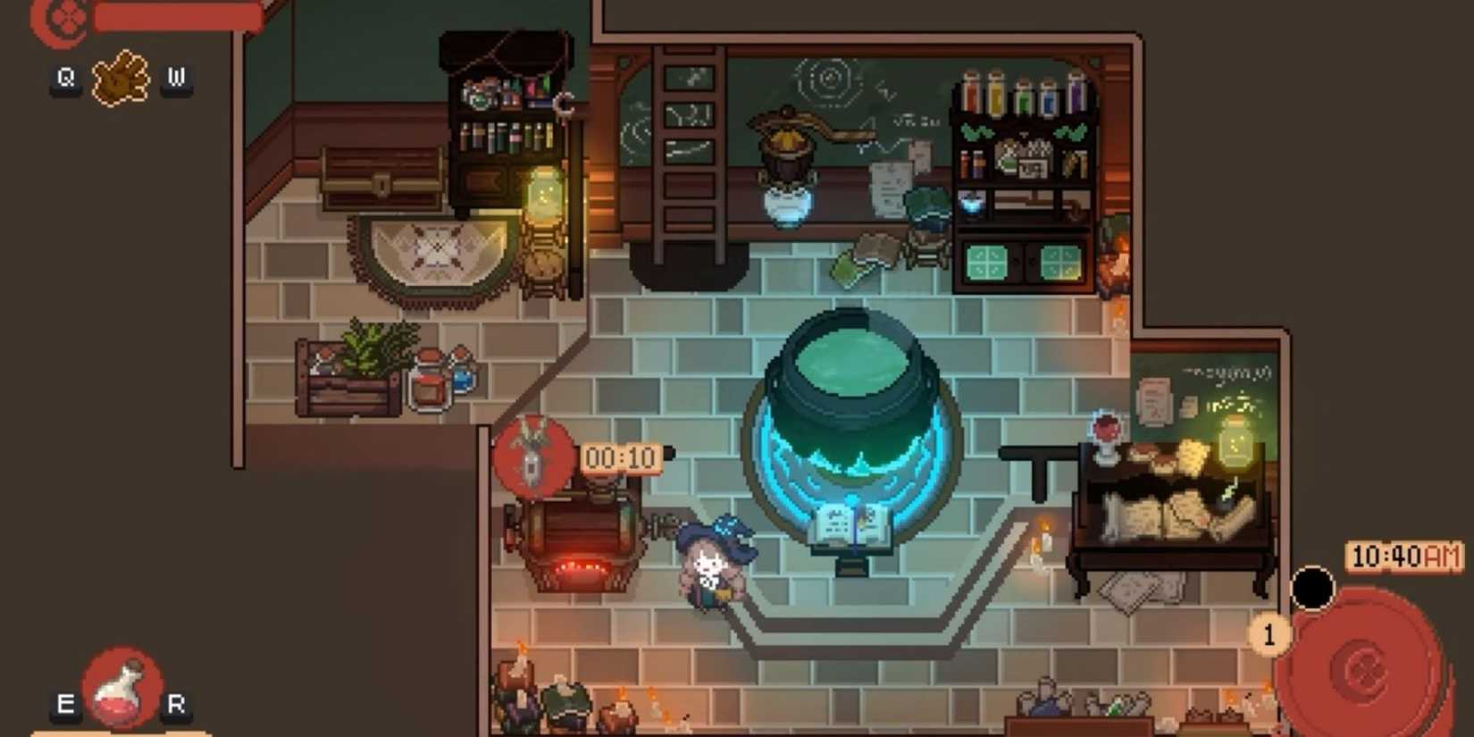 little witch in the woods storage