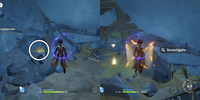 location of the second key to gunpowder storehouse in Genshin impact