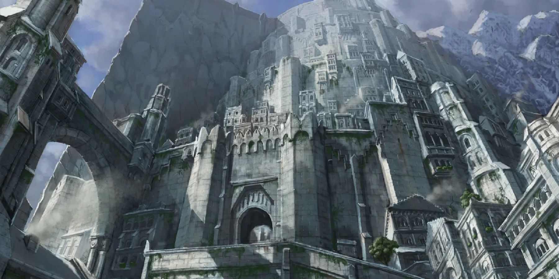 Minecraft Player Recreates Part Minas Tirith from Lord of the Rings