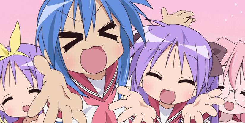 the cast of characters from the anime lucky star