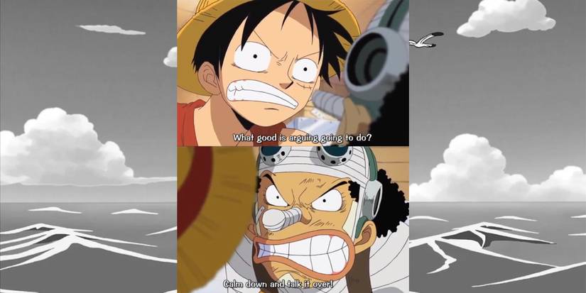 luffy usopp one piece meme