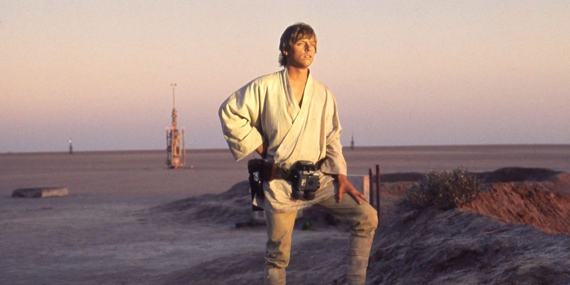 luke skywalker twilight sunset on tatooine