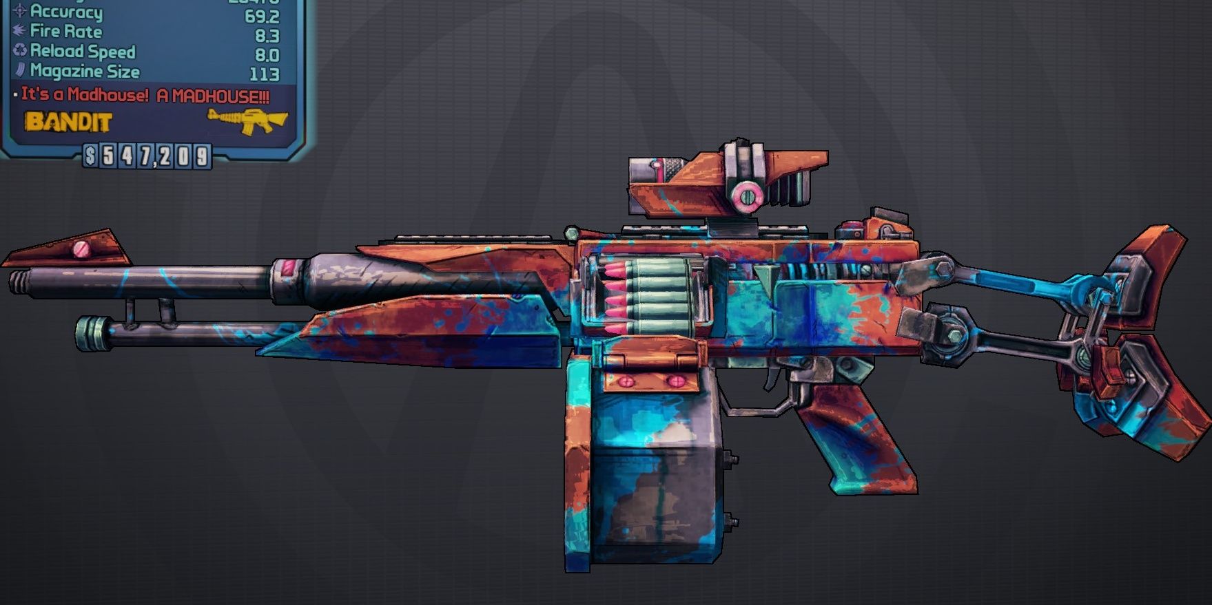 borderlands 2 madhous gun