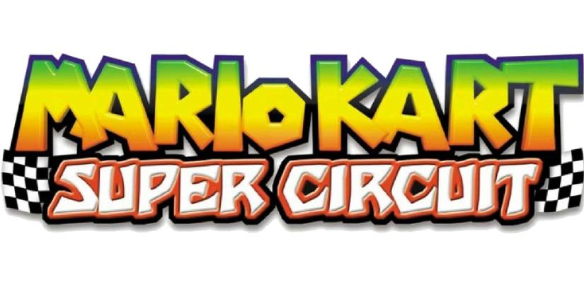 the logo for the game mario kart