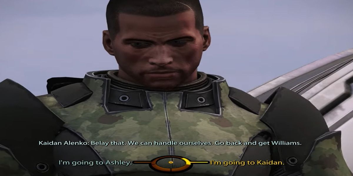 Shepard making a choice