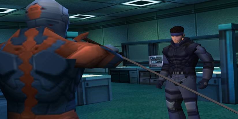 Metal Gear Solid Gray Fox Faces off With Snake