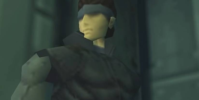 Metal Gear Solid Snake Against A Wall Stealth