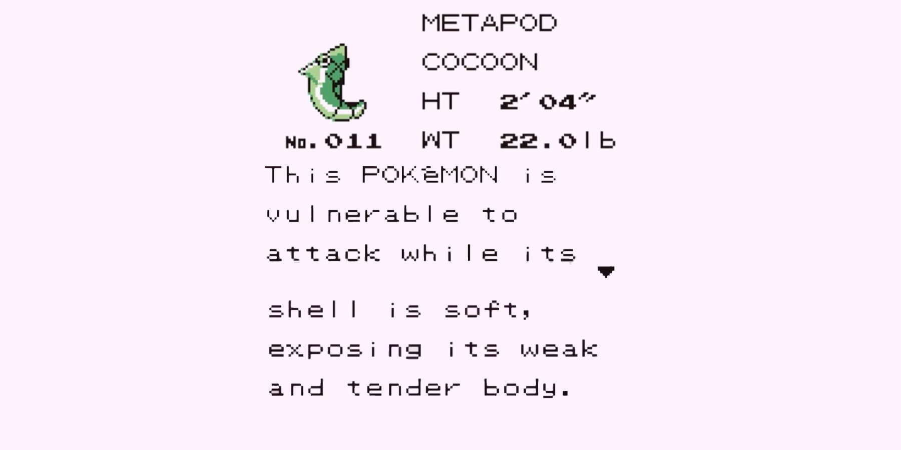metapod-red-and-blue-pokedex-entry