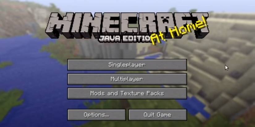 minecraft title screen java edition