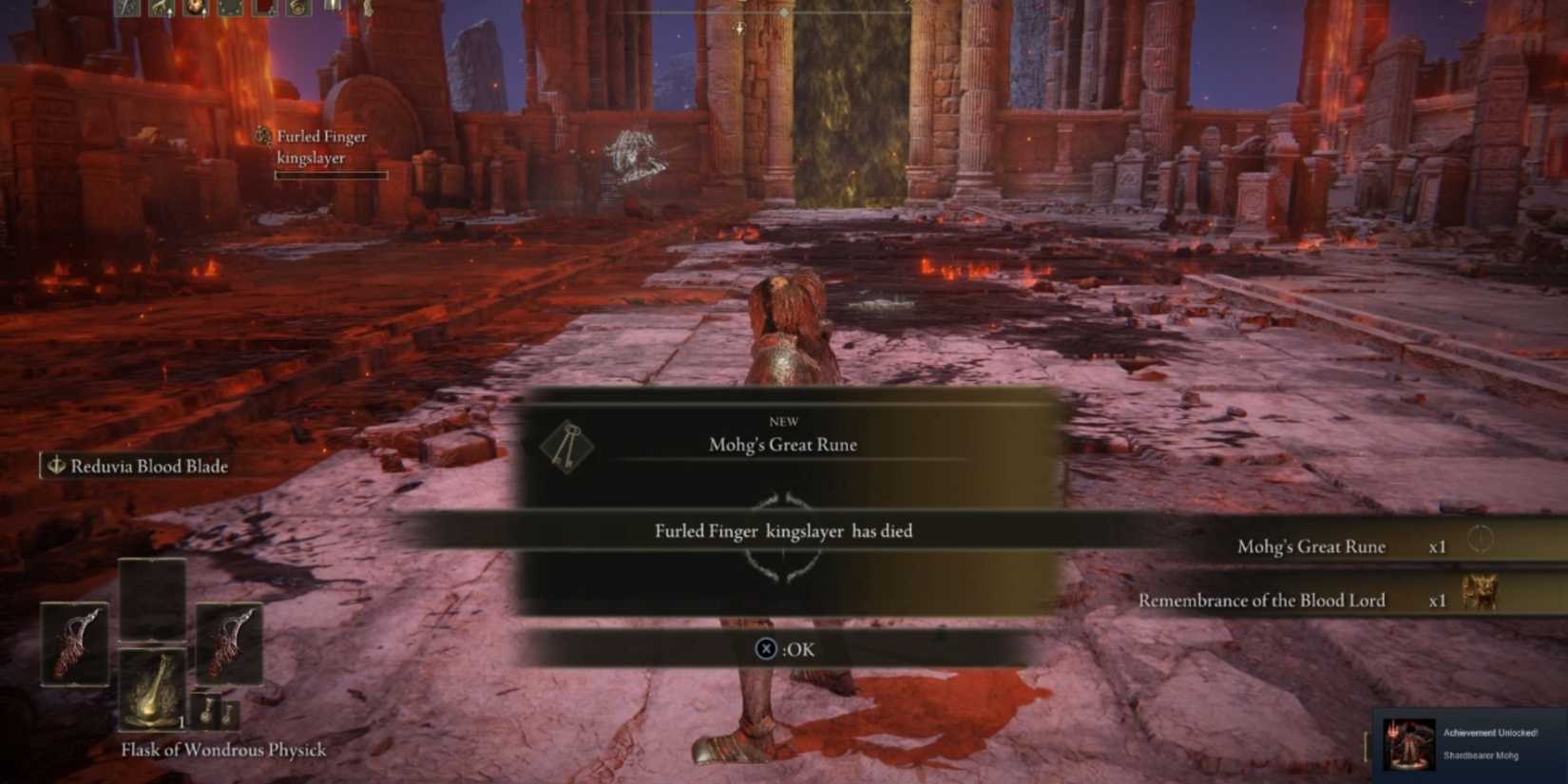 mohg's boss fight rewards in elden ring