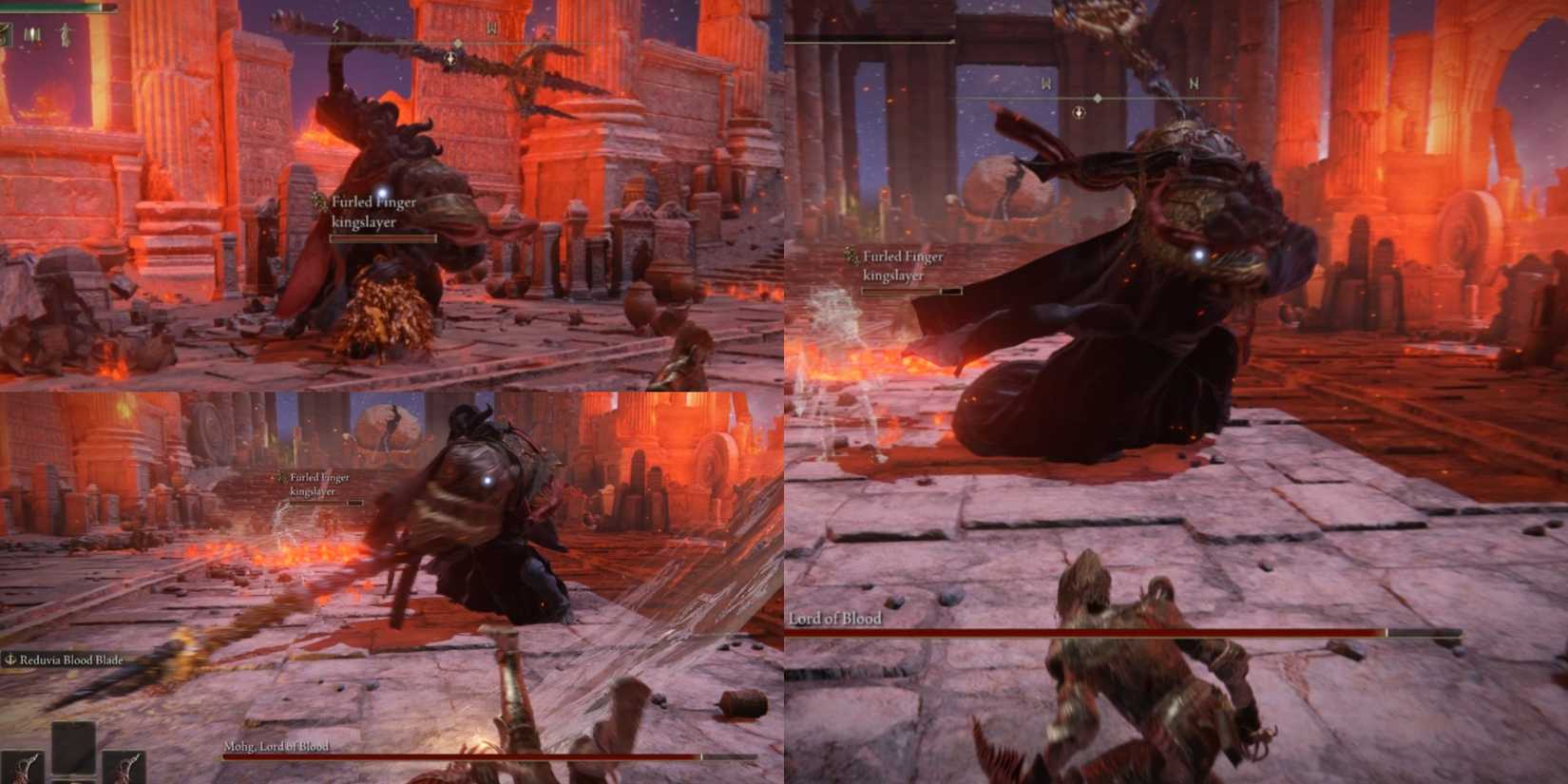 mohg's spear swings combo in elden ring