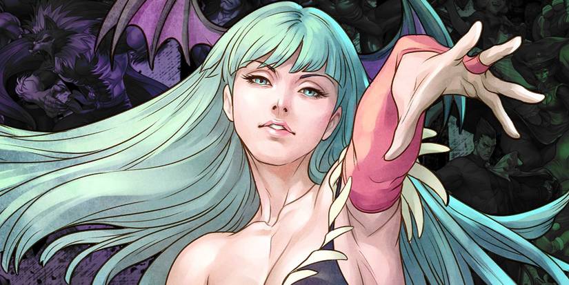 Morrigan Aensland Darkstalker Succubus Reaching