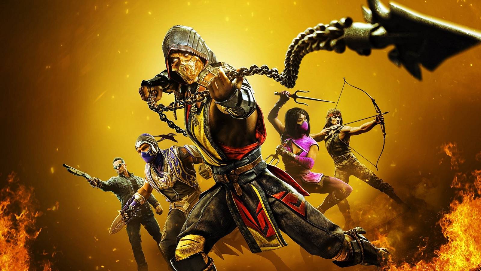 mortal kombat 11 scorpion and roster