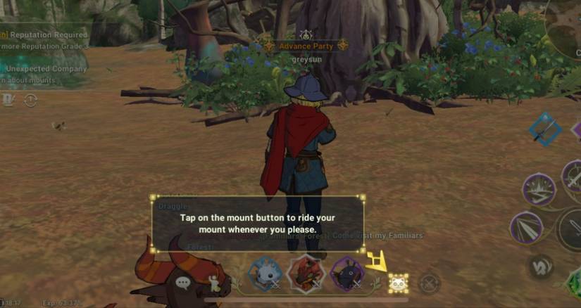 mount button ni no kuni cross worlds