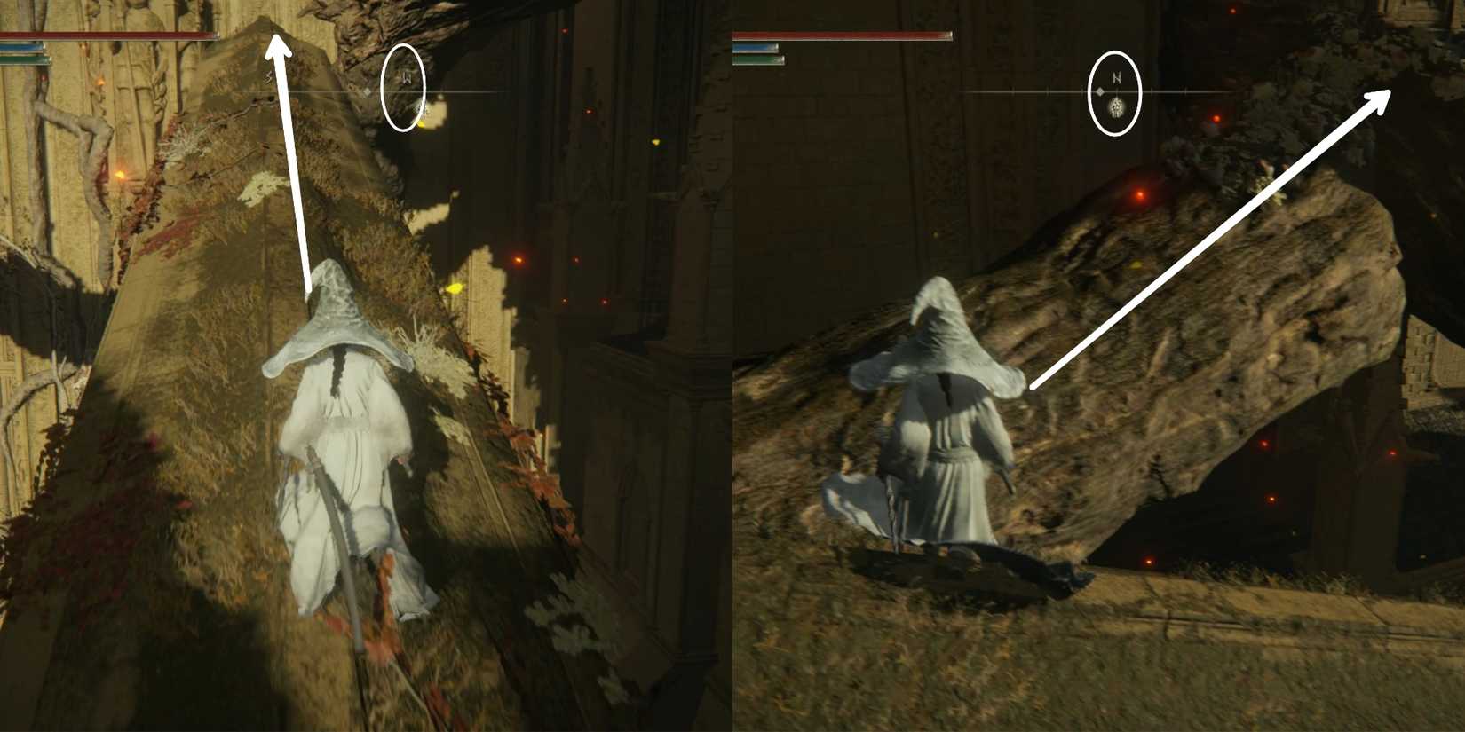 moving through the branches in elden ring