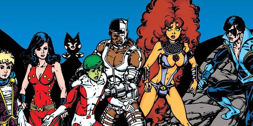 donna troy, beast boy, cyborg, raven, starfire, nightwing