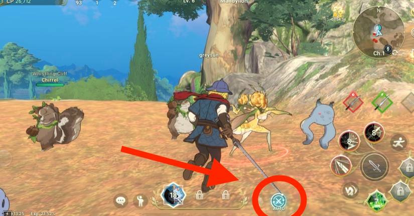 ni no kuni cross worlds auto battle combat