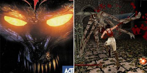 nightmare creatures ps1 cover and gameplay