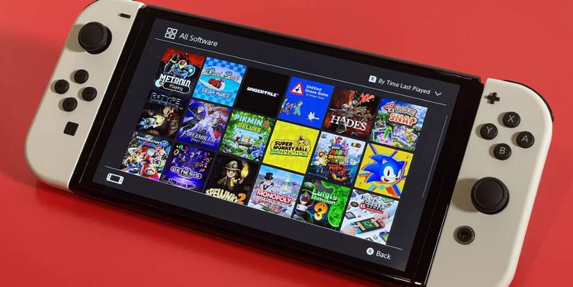 nintendo switch oled games screen