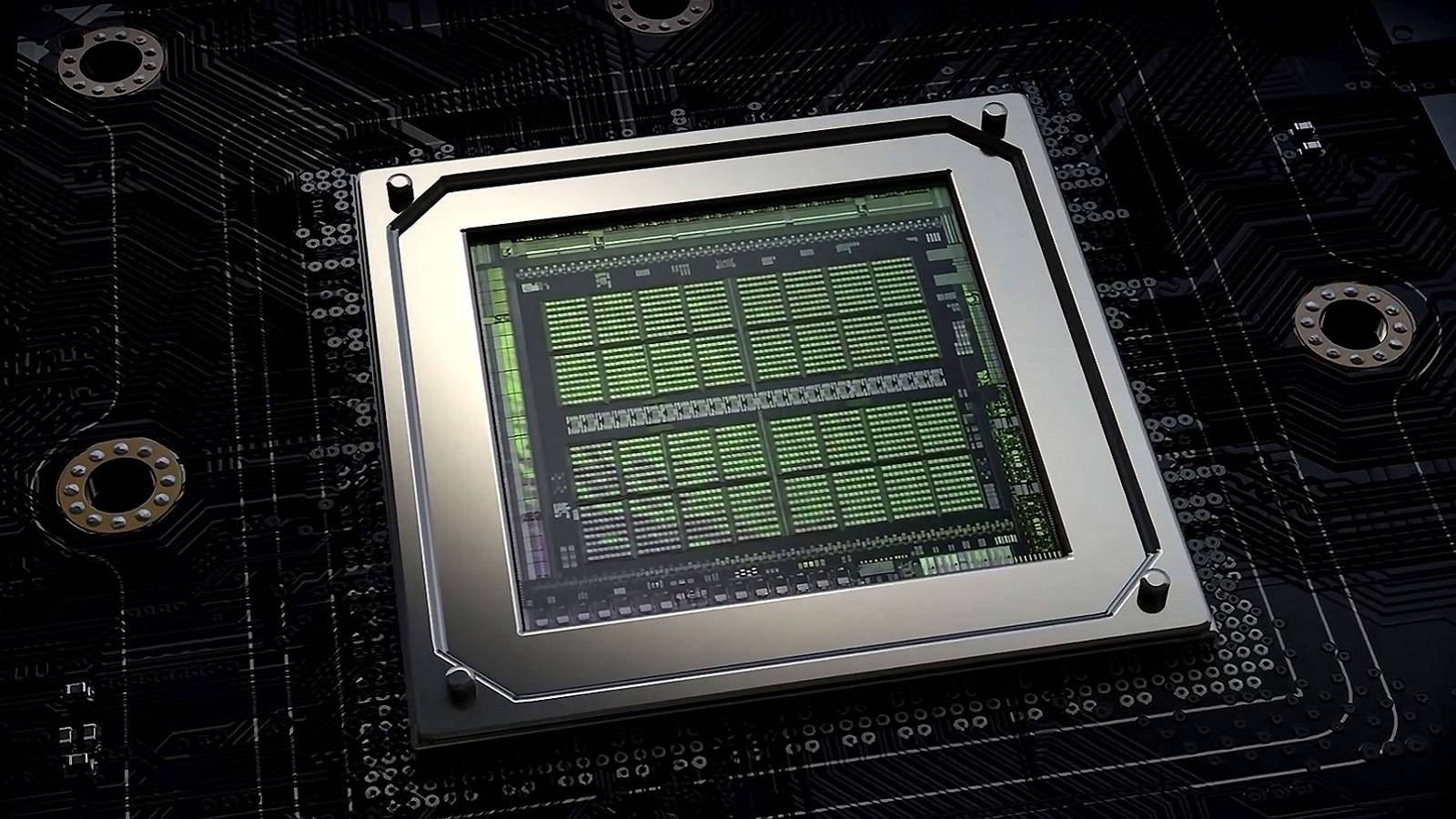 Image of an Nvidia circuit.