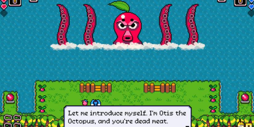 octopus boss stage fight in dandy and randy dx