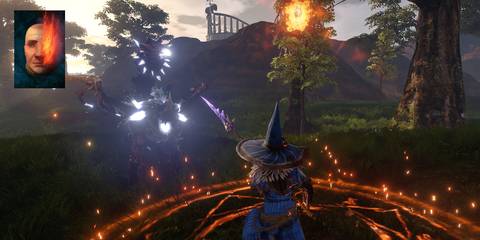 outward-Warm-boon-skill-adventurer-using-fire-magic-against-creature