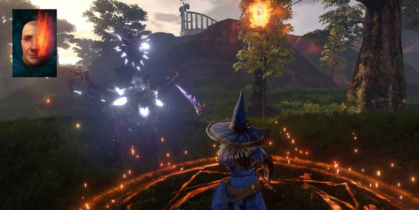 outward-Warm-boon-skill-adventurer-using-fire-magic-against-creature